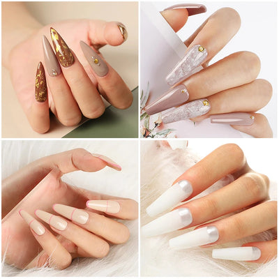 LNWPYH 26 Color Gel Nail Polish Set with Base and Top Coat - Smarsty