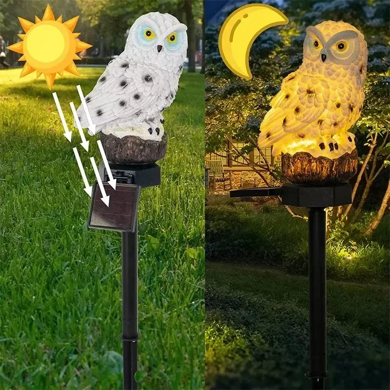 Solar Powered Owl Garden Light for Outdoor Decoration - Smarsty