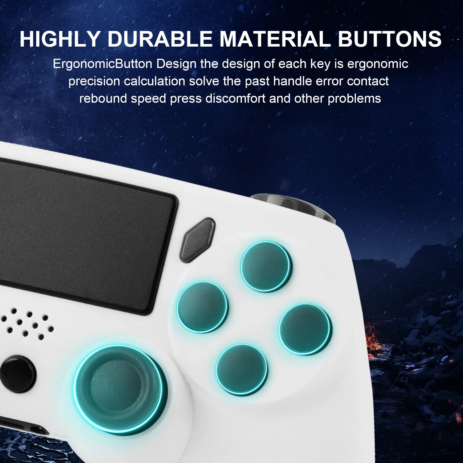 GAMINJA Wireless Gamepad with Dual Vibration Feature - Smarsty