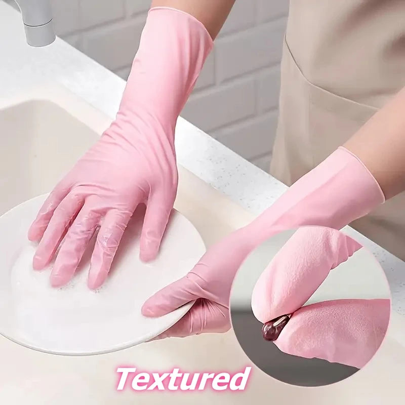 20/50/100PCS Pink Nitrile Disposable Gloves 3.5mil Latex Free Household Cleaning Gloves for Food Pre Tattoo Beauty Esthetician - Smarsty