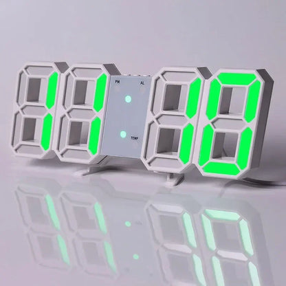 Digital Wall Clock with Alarm for Modern Home Decor - Smarsty