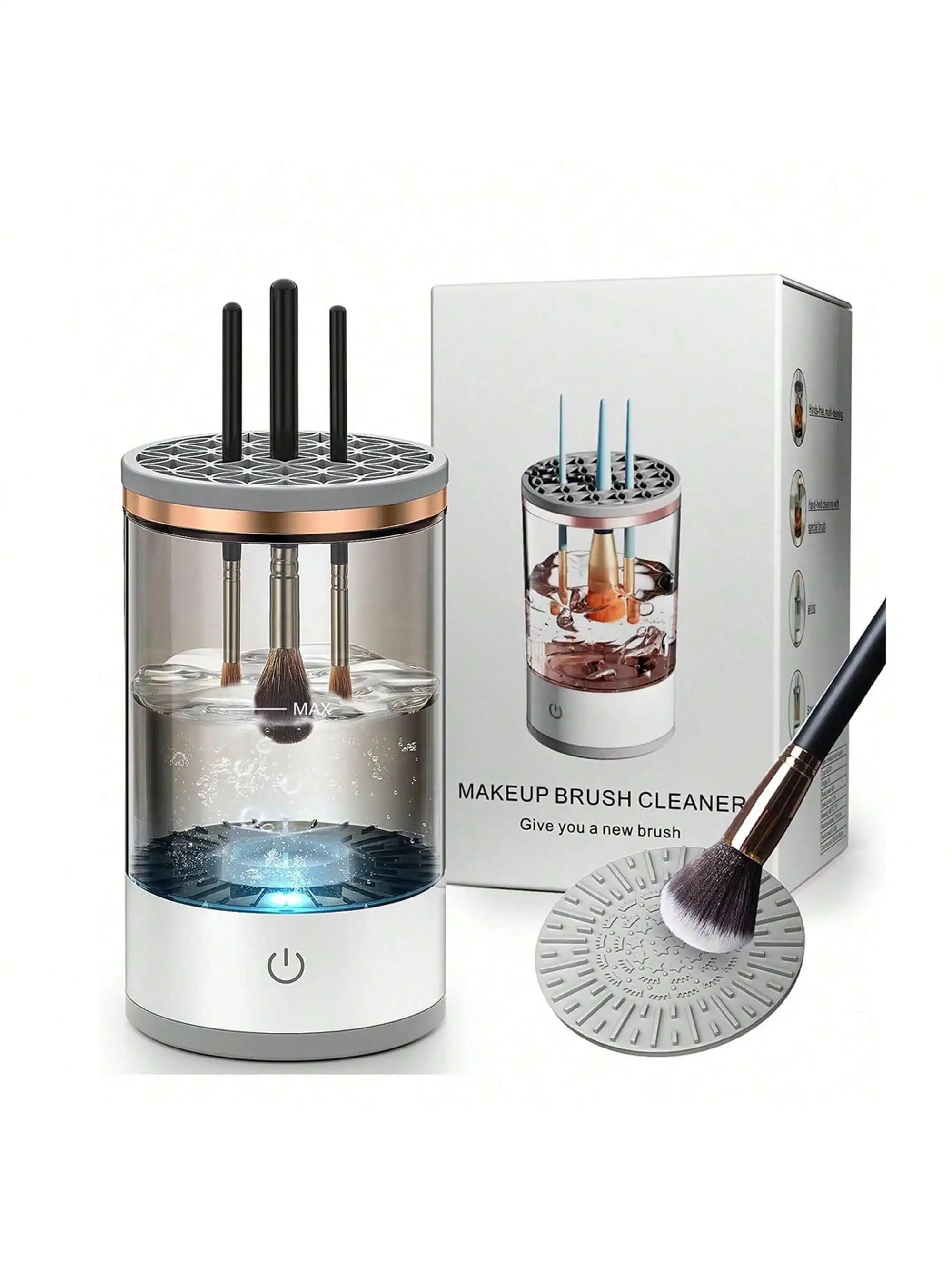 Electric Makeup Brush Cleaner Machine for Effortless Cleaning - Smarsty