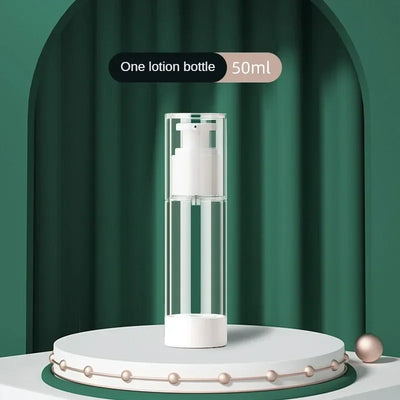 Clear Airless Pump Bottle for Travel Size Creams - Smarsty