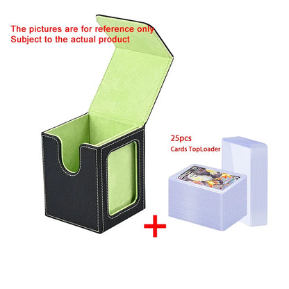 Card Sleeves Holder Game Cards  PVC Hard Plastic Toy Top  For Protectors Trading Storage Gift 3 x 4inches - Smarsty