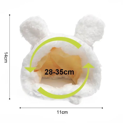 Cute Cat Dog Plush Hat for Warm Cosplay Fun - Smarsty