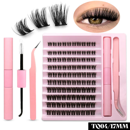 GROINNEYA DIY Eyelash Extension Kit with 280 Clusters - Smarsty