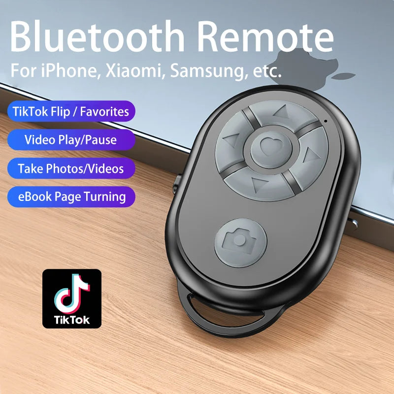 Bluetooth Selfie Stick Remote for iPhone and Android - Smarsty