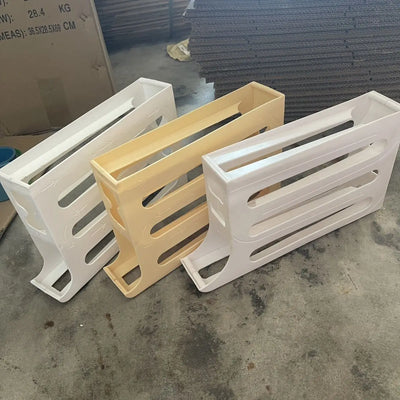 Automatic Roll-out Egg Storage Device Household Refrigerator Storage Box Egg Box Can Hold 30 Eggs High Quality Egg Rack Kitchen by Smarsty