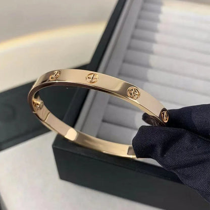Gold Color Zircon Cross Nut Nail Bracelet for Women - Smarsty