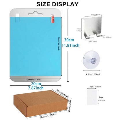 Fogless Acrylic Shower Mirror for Easy Shaving - Smarsty