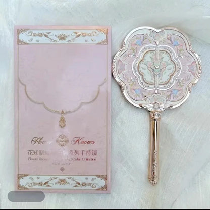 Flower Knows Angel Series Handheld Mirror Stylish and Portable - Smarsty