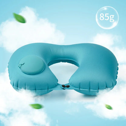 U Shape Inflatable Travel Pillow for Comfort and Support - Smarsty