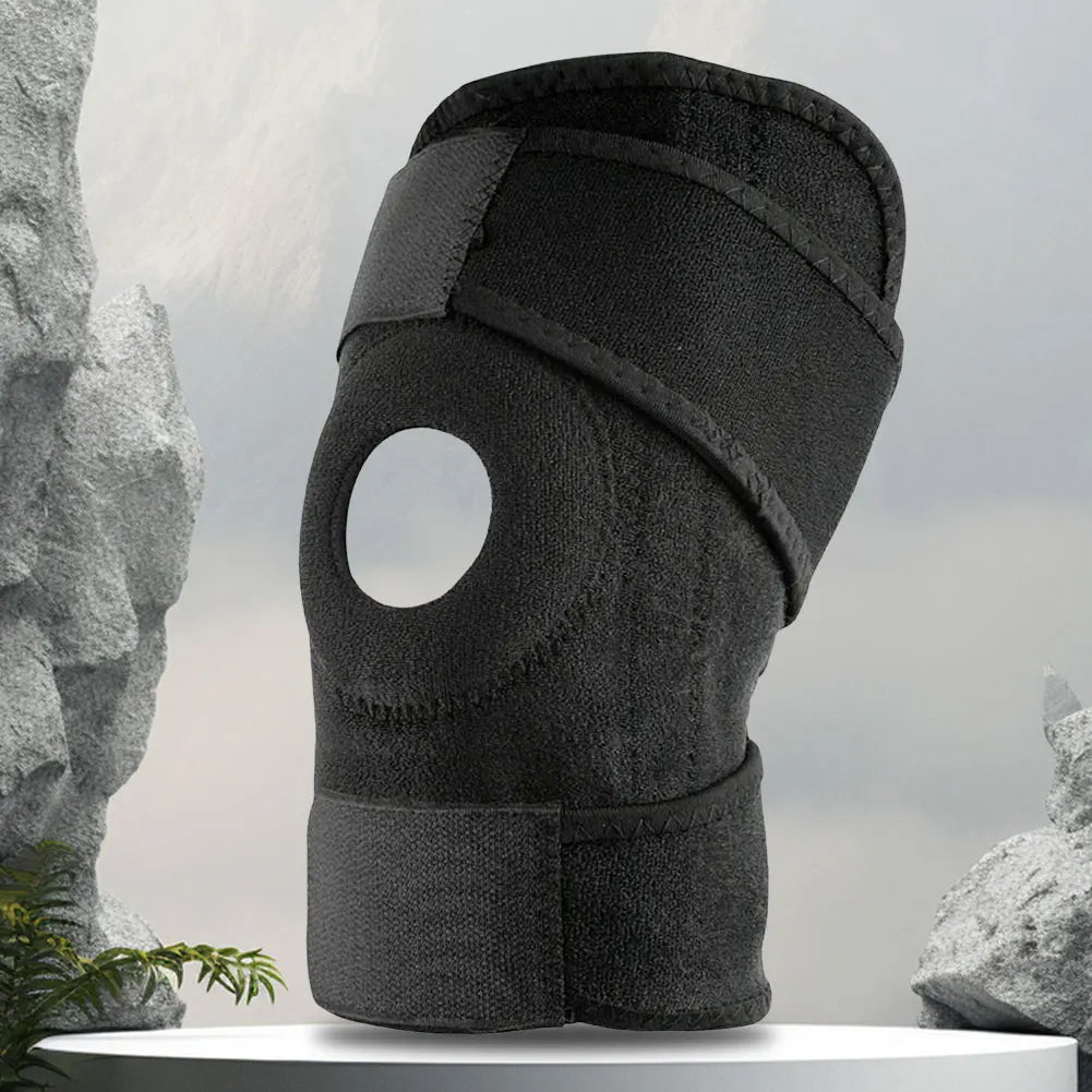 Knee Brace Knee Pain Relief Support Brace with Side Stabilizers with Adjustable Buckle Joint Pain Arthritis Relief For Men Women