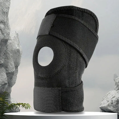 Knee Brace Knee Pain Relief Support Brace with Side Stabilizers with Adjustable Buckle Joint Pain Arthritis Relief For Men Women