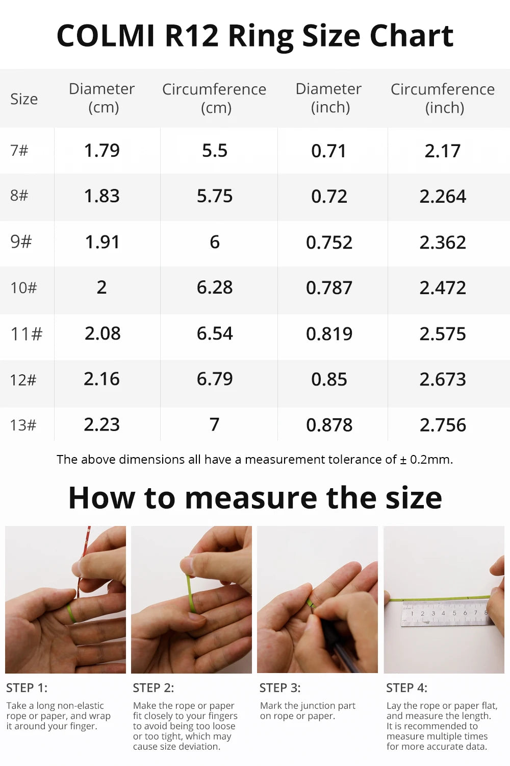 2025 COLMI R12 Smart Ring with Display Screen and Touch, Wireless Charging, Health Manager, 5 ATM Waterproof For Men Women