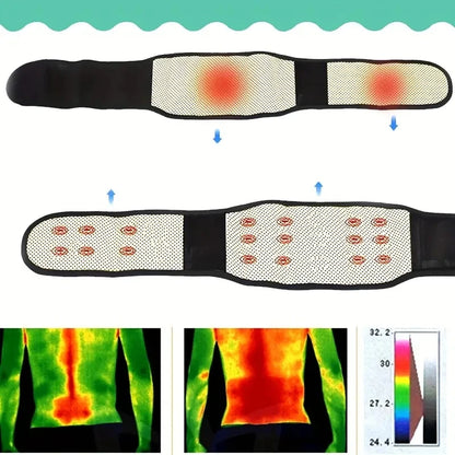 Adjustable Self Heating Magnetic Therapy Support Belt - Smarsty