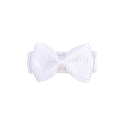 Mini Hair Bows Clip For Baby Girls Ribbon Covered Secure - Smarsty