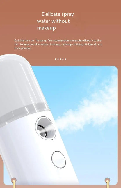 White Hydration Meter Nano Spray for Accurate Face Hydration - Smarsty