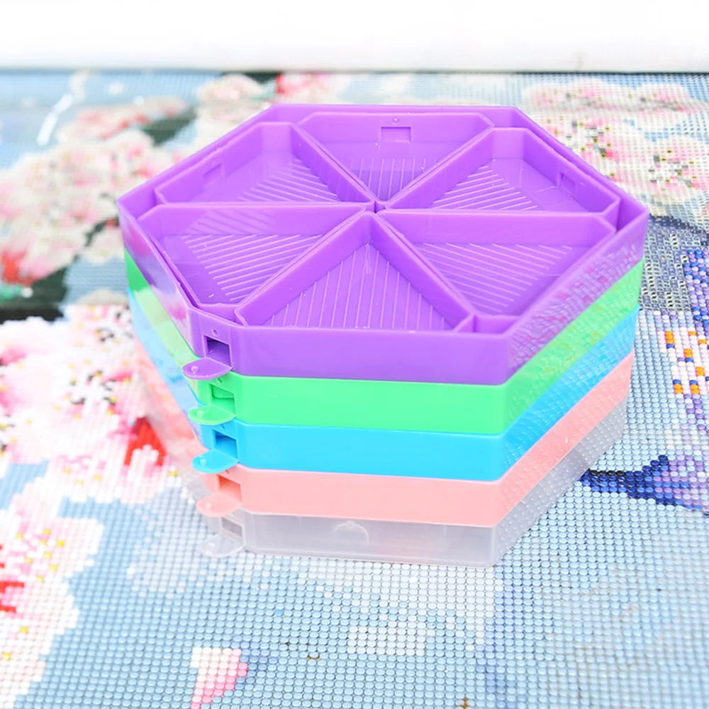 Removable Diamond Painting Storage Containers with 6 Slots - Smarsty