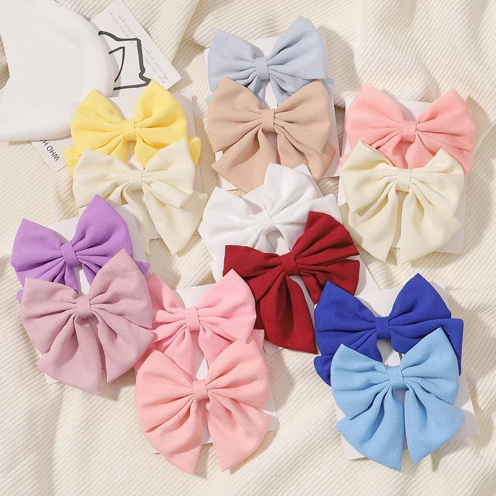 Cheer Bow Hair Clips Set for Girls Stylish Accessories - Smarsty