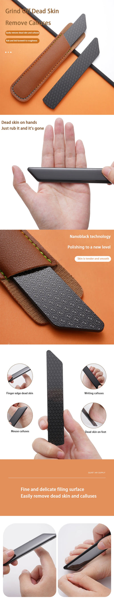 Nano Skin Grinding File for Callus Removal and Smooth Feet - Smarsty