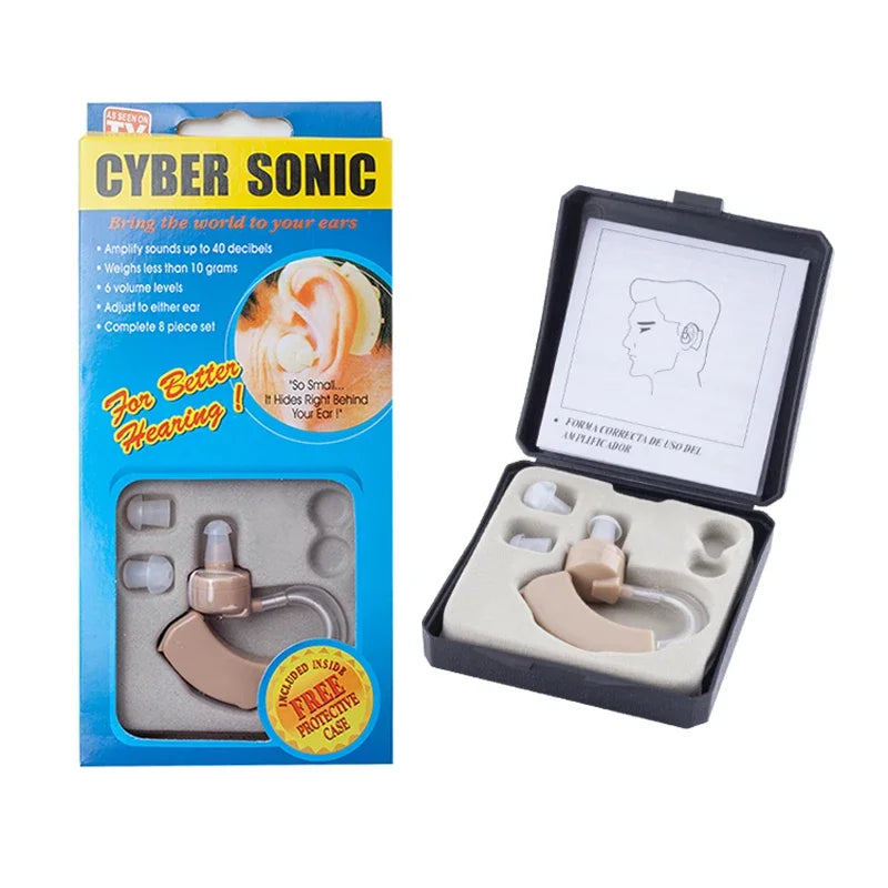 Adjustable Portable Hearing Aid for Enhanced Sound Clarity - Smarsty