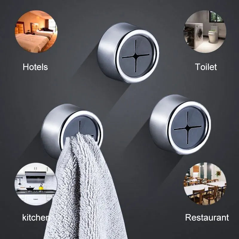 3PCS Non Punching Dishwashing Cloth Storage Clip Dishcloth Clip Kitchen Household Gloves Hook Towel Rack Hole Clip Wall Hanging - Smarsty