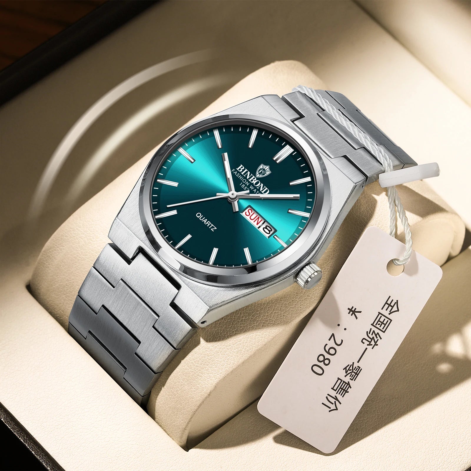 Luxury Waterproof Quartz Men's Watch with Luminous Features - Smarsty