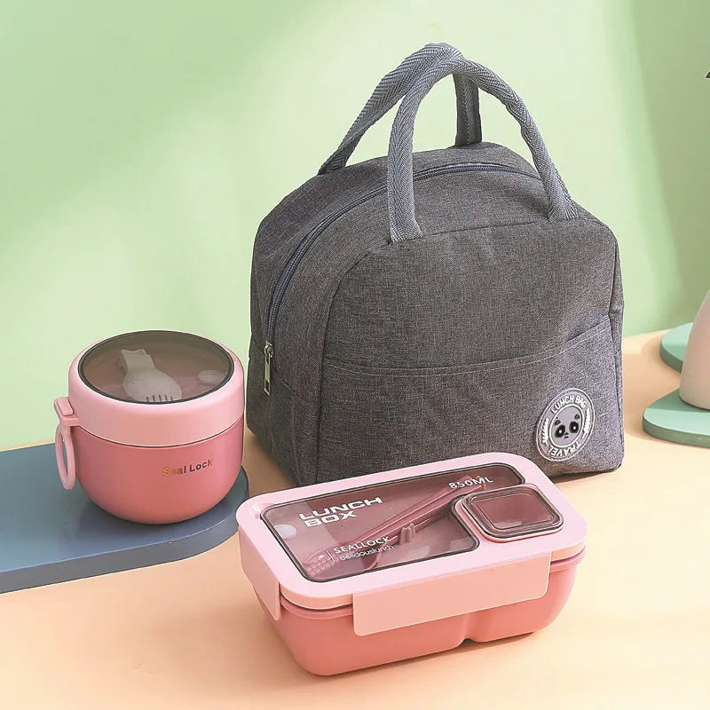 Insulated Lunch Box Bag Portable Thickened For Students - Smarsty