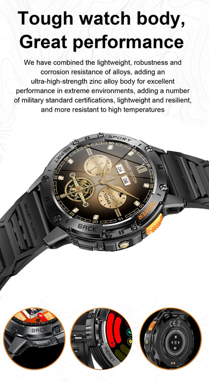 AMOLED Smart Watch for Men with Fitness Tracking - Smarsty