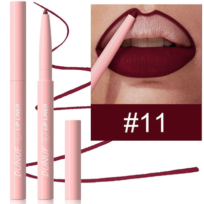 Matte Red Brown Lip Liner Pencil for Plump Lips - Smarsty