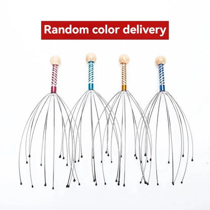 Stainless Steel Octopus Head Massager for Ultimate Relaxation - Smarsty