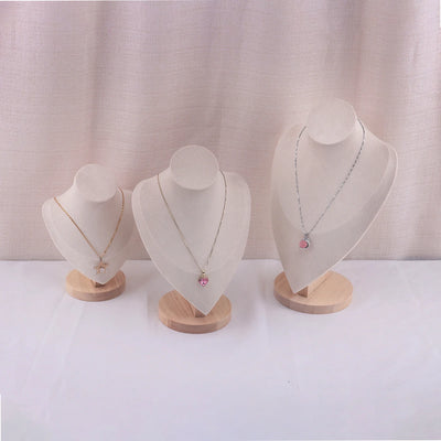 Velvet Jewelry Display Stand for Necklaces and Pendants - Smarsty
