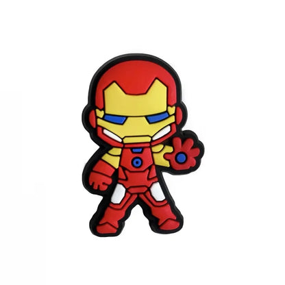 Random 10/20/30Pcs Hot Toys Marvel Spider-Man Series Shoe Charms For Clogs,PVC Shoe DIY Decorations Premium Quality Accessories