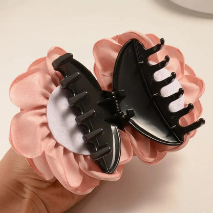 16 Color Rose Flower Hair Claw Clips Medium Secure Grip - Smarsty