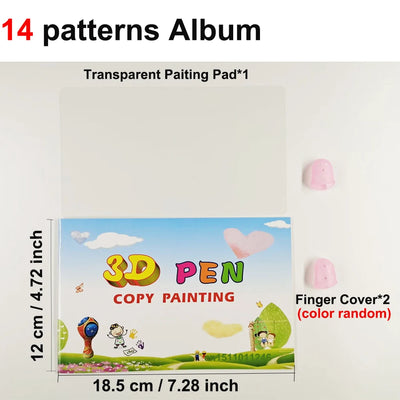 3D Pen 3d Printing Pen Children DIY Drawing Pens PLA Filament Birthday Christmas Boys Girls Gift For Kids With Travel Case - Smarsty