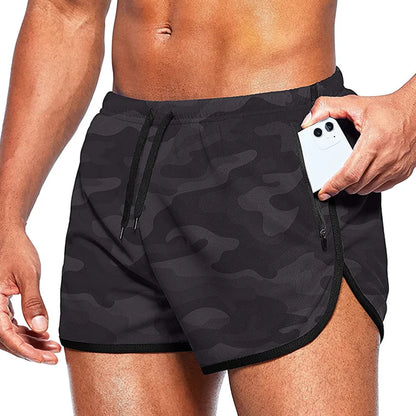Men Sport Shorts Summer Sportswear Beach Jogging Short Pants Training Shorts Men Basketball Clothing Gym Fitness Running Bottoms - Smarsty