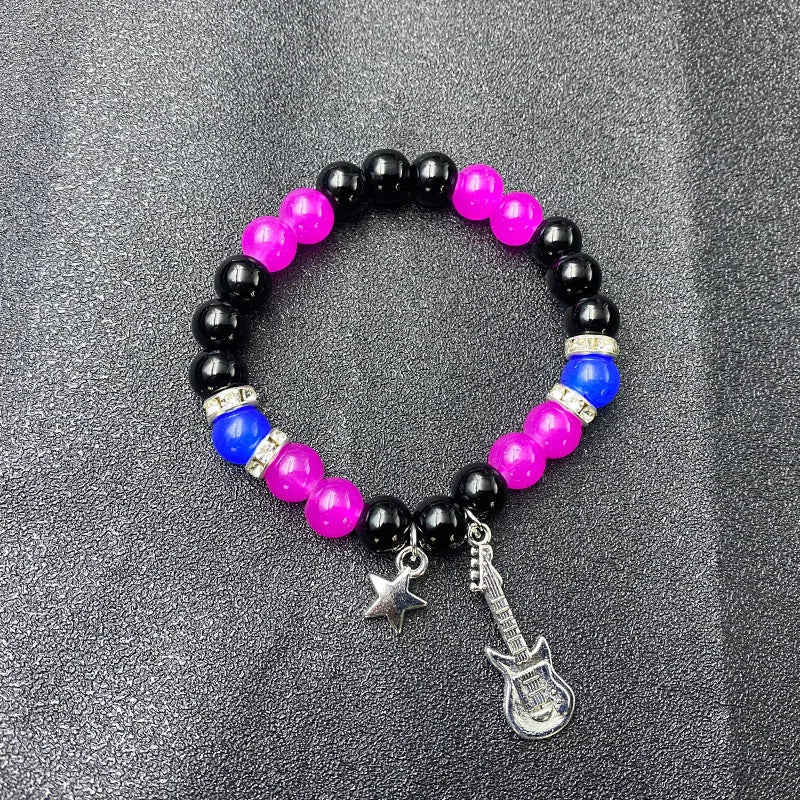 Handmade Leather Wrap Bracelet With Adjustable Beads - Smarsty