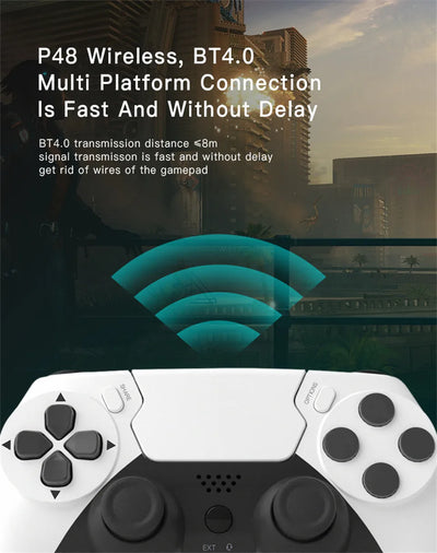 GAMINJA Wireless Bluetooth Controller with Dual Vibration - Smarsty