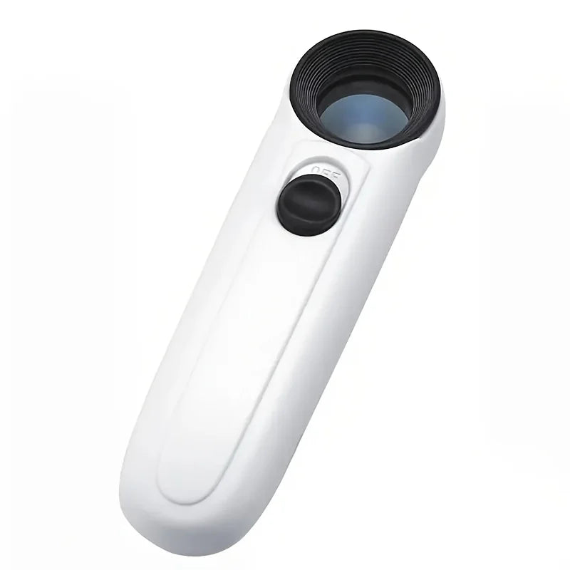 40X Handheld Magnifier With LED Lights For Jewelry Identification - Smarsty
