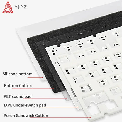 Gaming Mechanical Keyboard 82 Key 75 Percent Dual Mode