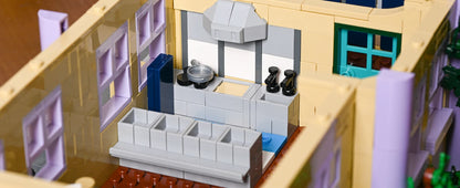 3500PCS Springfield Elementary School Building Blocks Idea Anime Street View Modular Architecture Brick Model Toy Christmas Gift