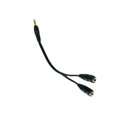 Dual Female Audio Cable Y Splitter For Headphones - Smarsty