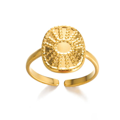 Luxury Gold 316L Stainless Steel Rings for Women - Smarsty