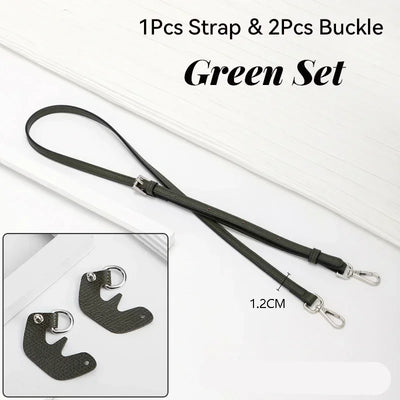1 Set Bag Strap For Longchamp Mini Punch-free Genuine Leather Shoulder Strap Set Transformation Crossbody Strap Bag Accessories - Smarsty