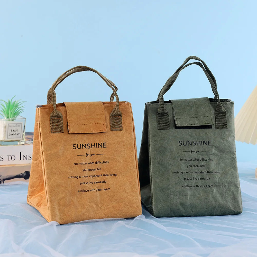 Waterproof Insulated Lunch Bag With Thick Aluminum Foil - Smarsty