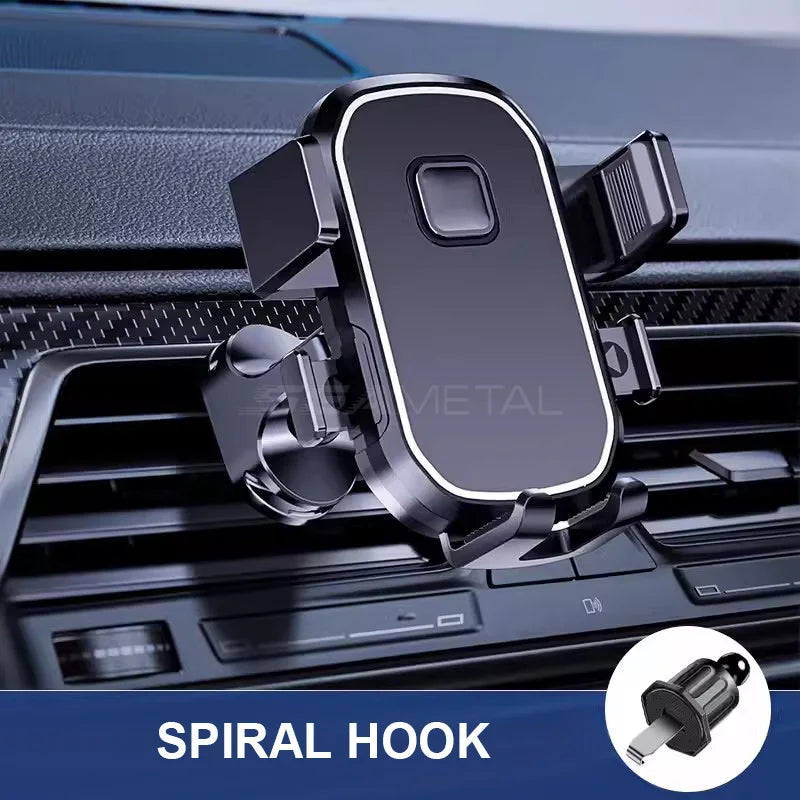 BLALION Car Phone Holder Gravity GPS Support 360 Degree Rotatable Anti Shaking Car Air Vent Mount For IPhone Pro Xiaomi Samsung - Smarsty