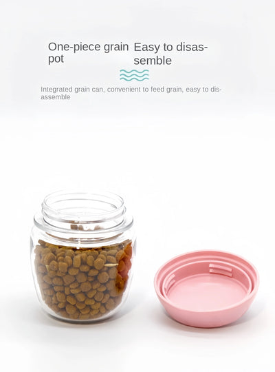 Portable Dog and Cat Water Bottle with Food Storage - Smarsty