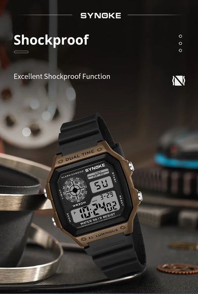 Waterproof Luminous Digital Sports Watch for Men and Women - Smarsty