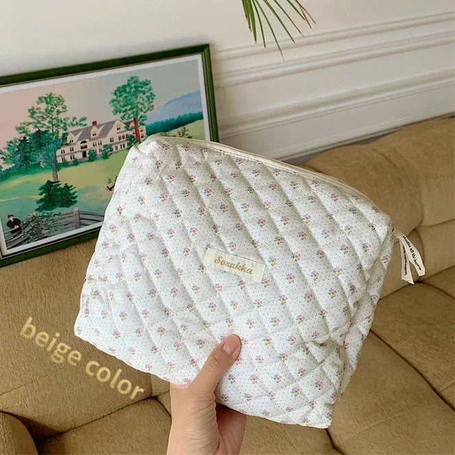 Large Capacity Women's Cosmetic Bags Cases Casual Ladies Small Storage Bag with Zipper Female Travel Clutch Bag Small Handbags - Smarsty